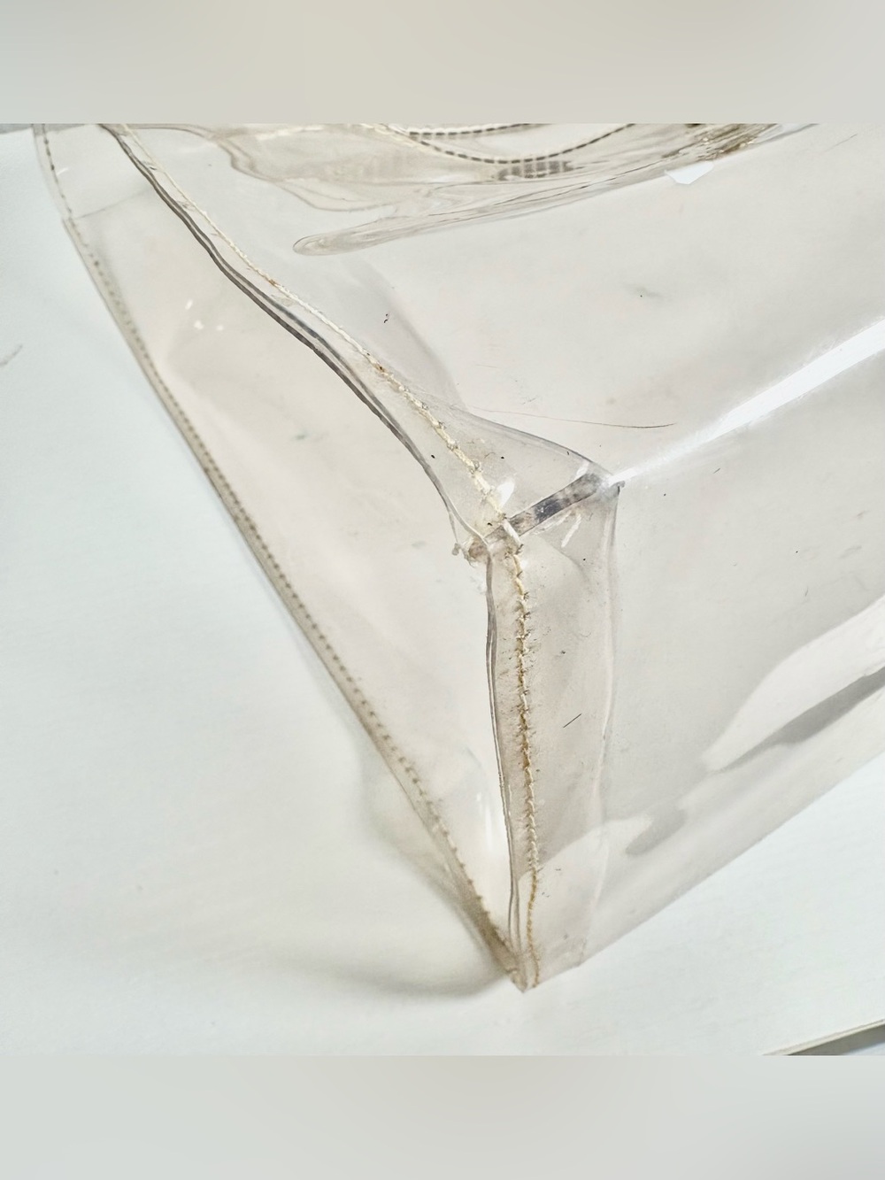 HERMES Vintage Transparent Vinyl, Souvenir De L'Exposition Kelly Bag - Picture 10 of 11